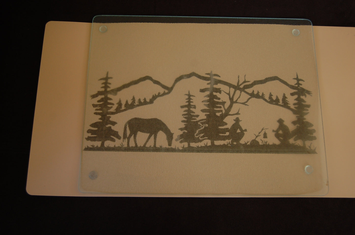Laser Engraved Large Glass Cutting Boards