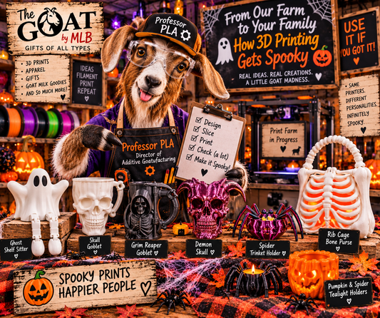 🎃🖨️ From Our Farm to Your Family How 3D Printing Gets Spooky