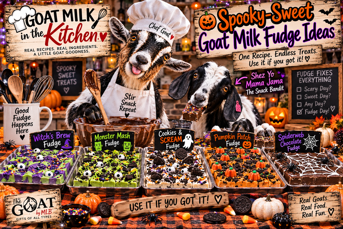 🎃 Spooky-Sweet Goat Milk Fudge Ideas  Chief Goat Gets a Little Help from the Snack Bandit