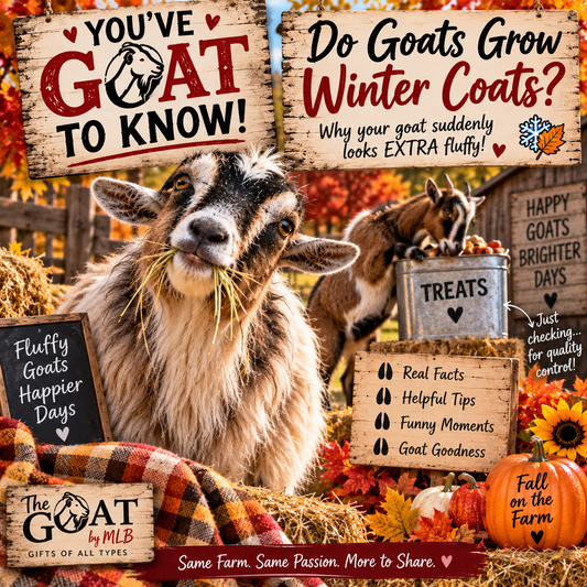 🐐 YOU’VE GOAT TO KNOW! 🍂 Do Goats Grow Winter Coats?