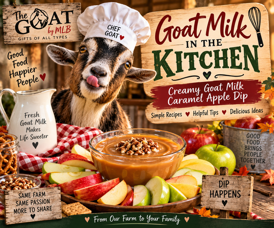 Goat Milk in the Kitchen — Creamy Goat Milk Caramel Apple Dip