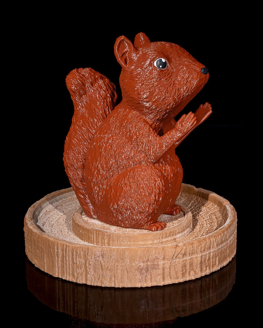 Coffee-Drinking Squirrel K-Cup Holder - A Nutty Brew and Your K-Cups Too!