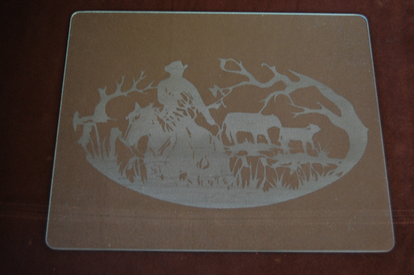 Laser Engraved Large Glass Cutting Boards