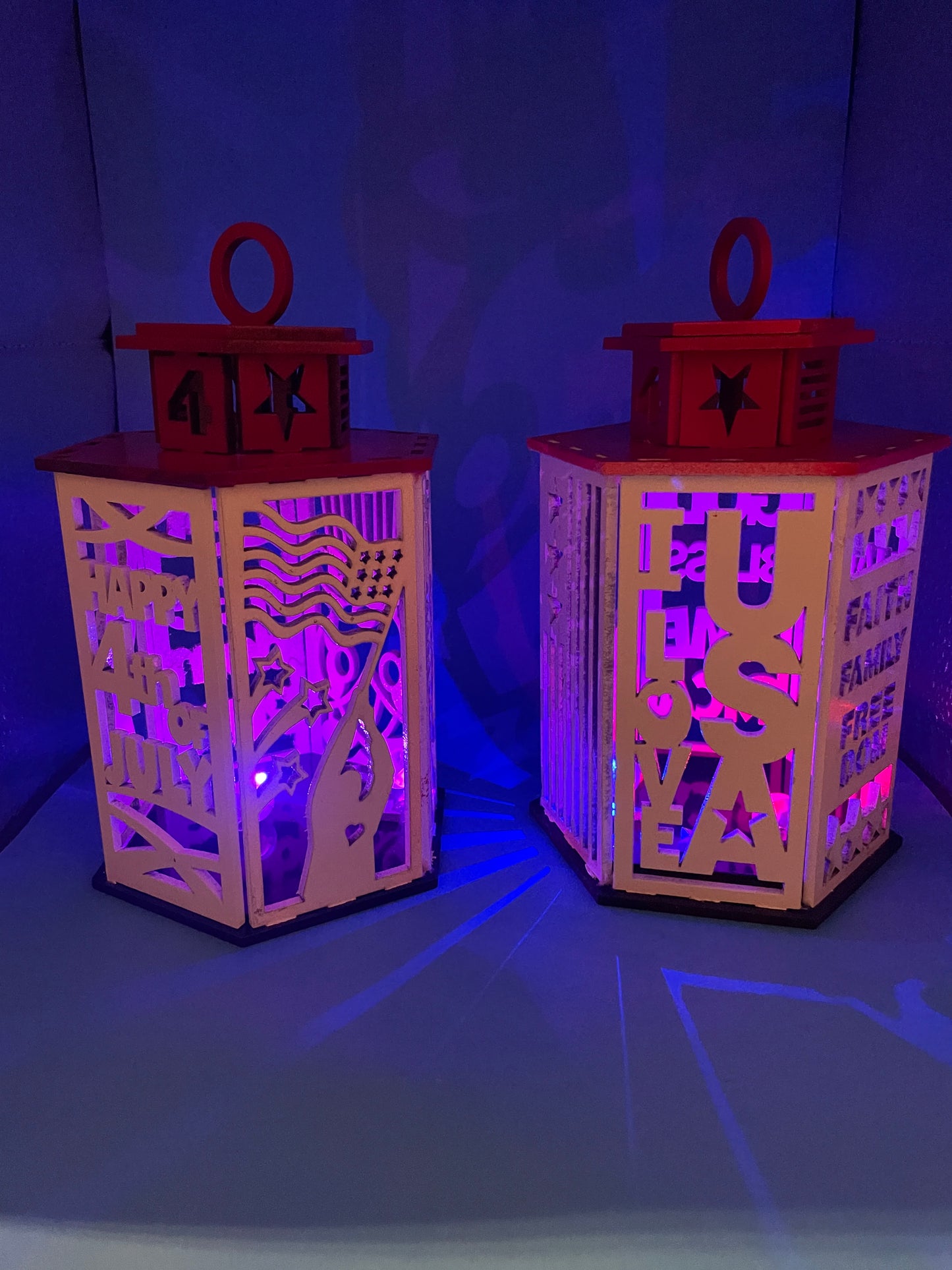 Laser Cut Lanterns