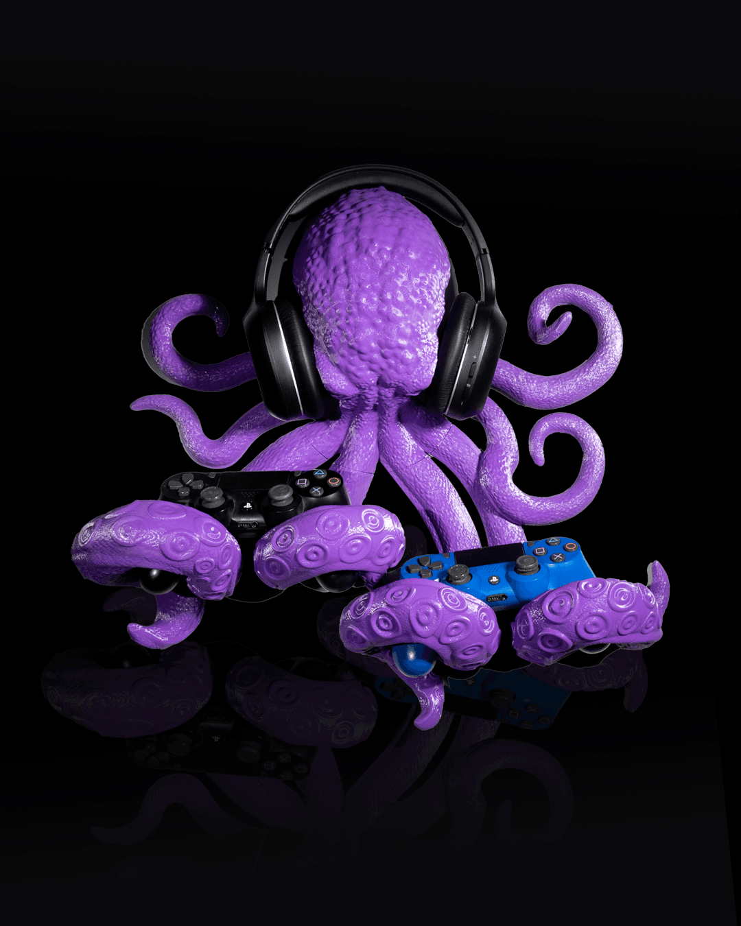 Kraken the Octopus Video Game Controller Holder