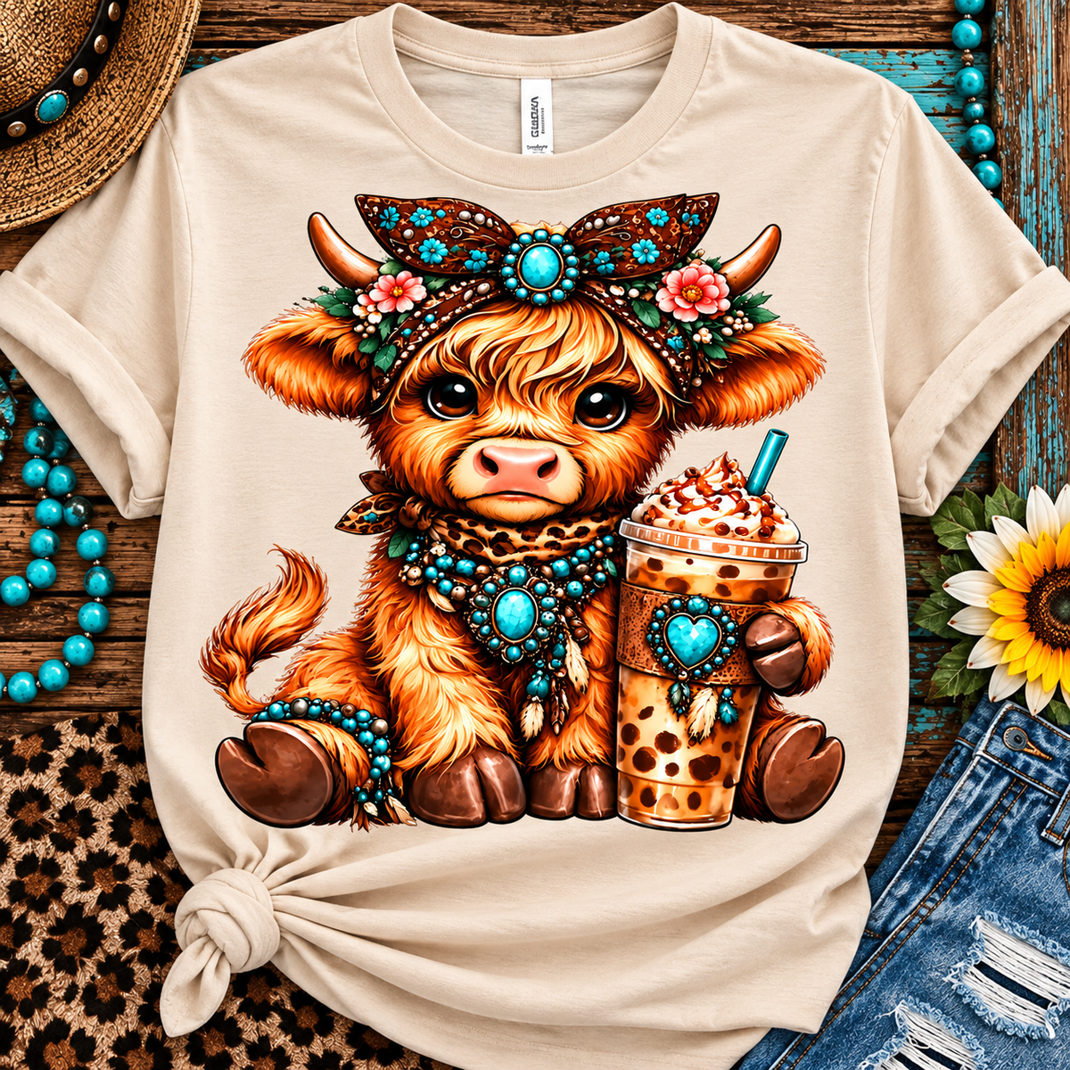 Western & Country DTF Transfers | Highland Cows, Cowgirl Ducks, Bows & Bucks | Ready to Press